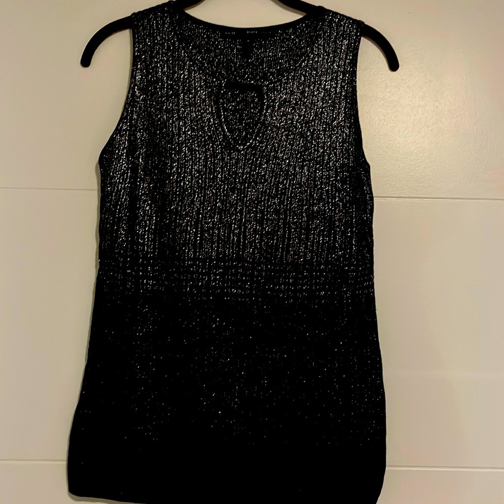 Sweater. Sparkly ombré black and silver.